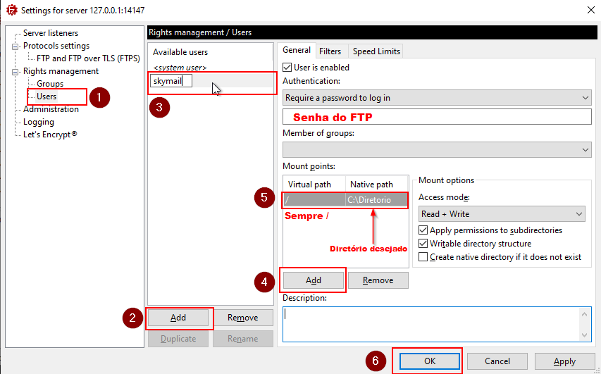 Como liberar FTP Passivo no Windows?