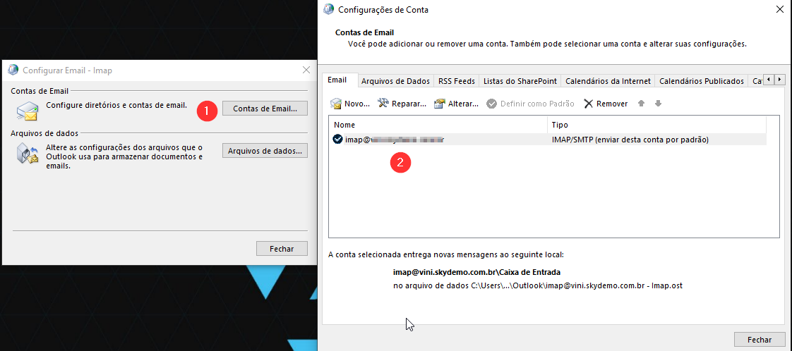 Como adicionar uma conta IMAP do Yahoo ao Outlook Desktop sem uma senha de  aplicativo - Suporte da Microsoft