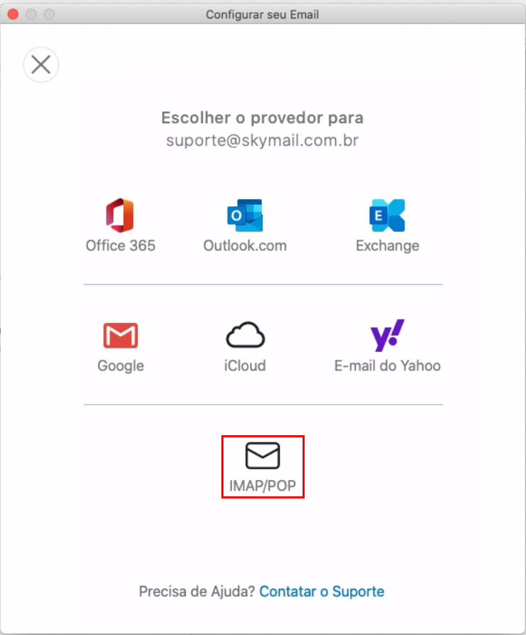 Como adicionar e configurar e-mail do Yahoo no Mac